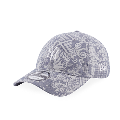 NEW YORK YANKEES MOROCCAN PAISLEY OPEN GRAY 9FORTY UNST CAP