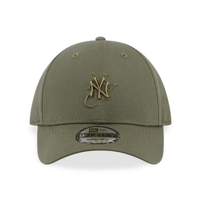 NEW YORK YANKEES YANKEES ROUGH METAL GREEN MED 9FORTY CAP