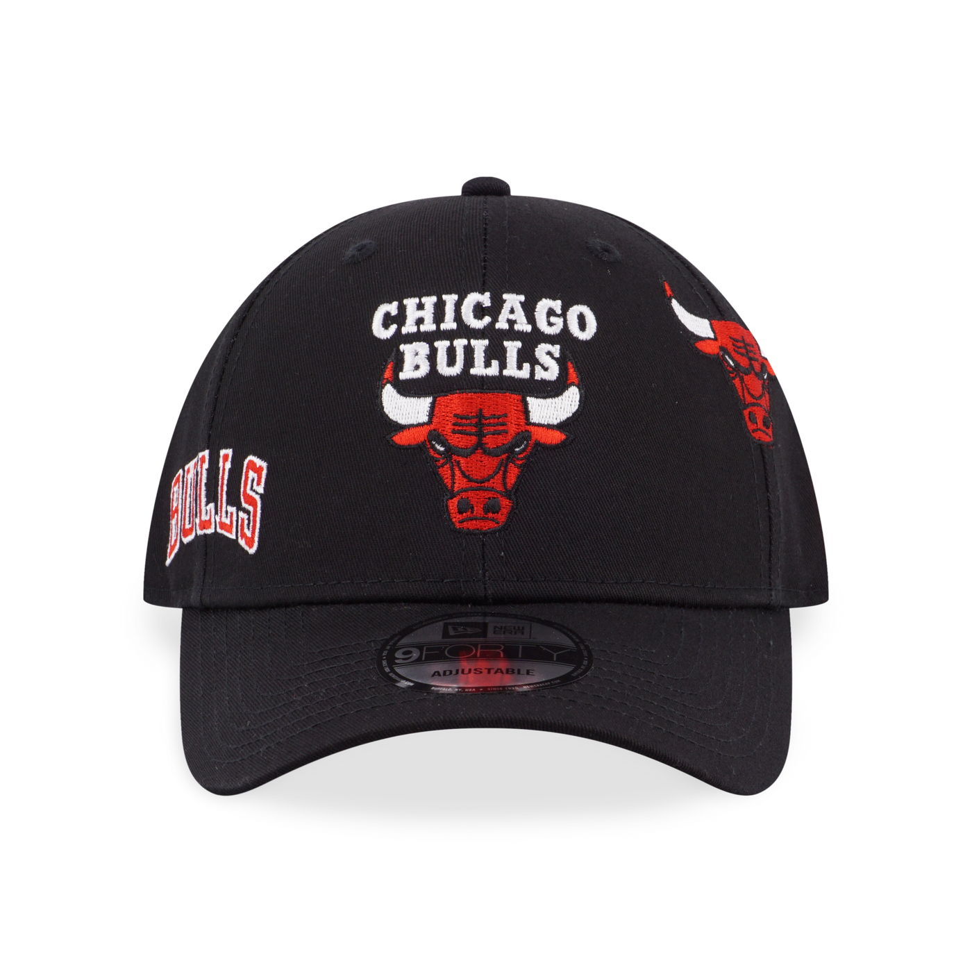 CHICAGO BULLS LEAGUE MULTI LOGOS BLACK 9FORTY CAP