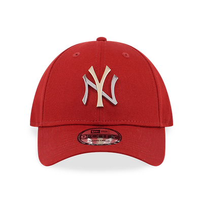YANKEES 2 TONE METAL NEW YORK YANKEES DARK RED 9FORTY CAP