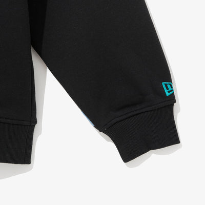 NEW ERA PATCHWORK BLACK SWEATSHIRT