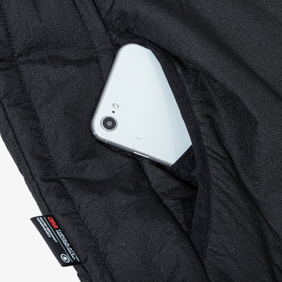 NEW ERA OUTDOOR QUILT PACKABLE BLACK JACKET
