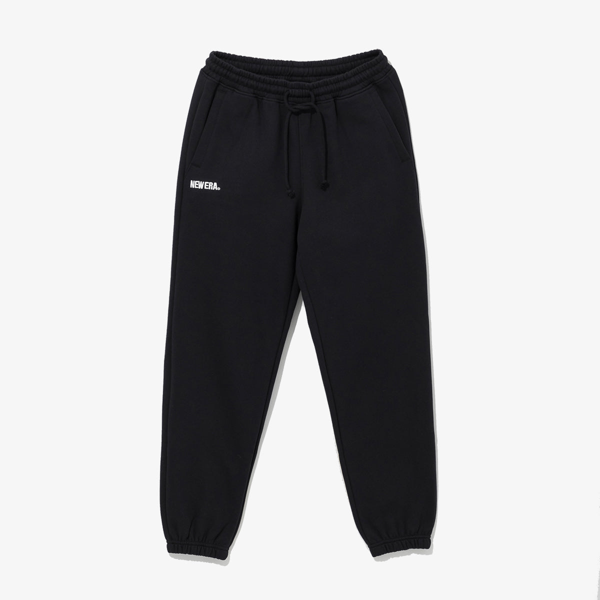 NEW ERA ESSENTIAL BLACK KNIT PANTS
