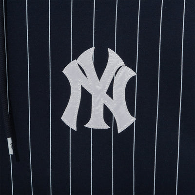 NEW YORK YANKEES MLB PIN STRIPE NAVY HOODIE