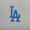 LOS ANGELES DODGERS MLB GRID LOGO GRAY SWEATSHIRT