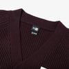 LOS ANGELES DODGERS COOPERSTOWN BURGUNDY CARDIGAN