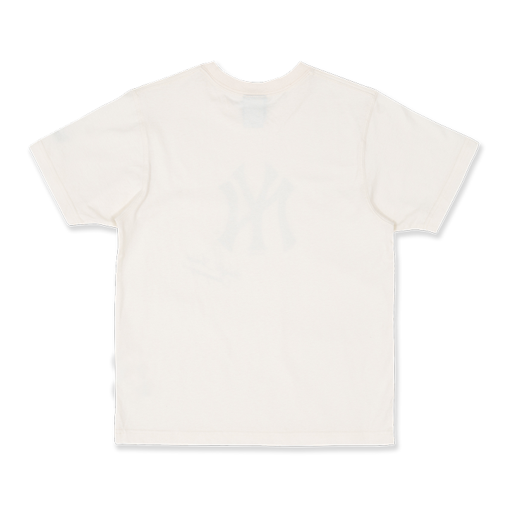 NEW YORK YANKEES MLB WOMEN IVORY SHORT SLEEVE T-SHIRT