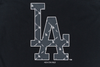 LOS ANGELES DODGERS MONOGRAM MLB WOMEN BLACK LONG SLEEVE T-SHIRT
