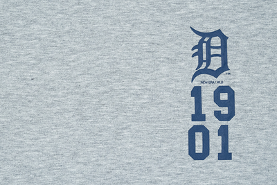 (0090) Detroit Tiger T-Shirt. Tigers Sketch Detroit T-Shirt, Detroit T-shirts LLC Heather Gray / Medium