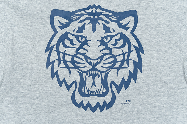 DETROIT TIGERS Tiger Stadium Logo Grey American Apparel Tri Blend XSmall