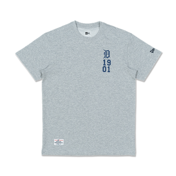  MLB Detroit Tigers SS V-Neck Polo Shirt, Grey, X