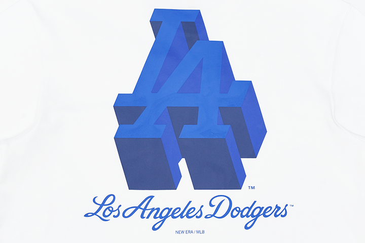 LOS ANGELES DODGERS MLB 3D WHITE SHORT SLEEVE T-SHIRT
