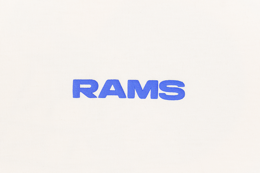 NFL LOS ANGELES RAMS HELMET IVORY SHORT SLEEVE T-SHIRT