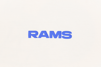 NFL LOS ANGELES RAMS HELMET IVORY SHORT SLEEVE T-SHIRT
