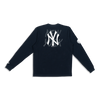 NEW YORK YANKEES MLB CITY NAME NAVY LONG SLEEVE T-SHIRT