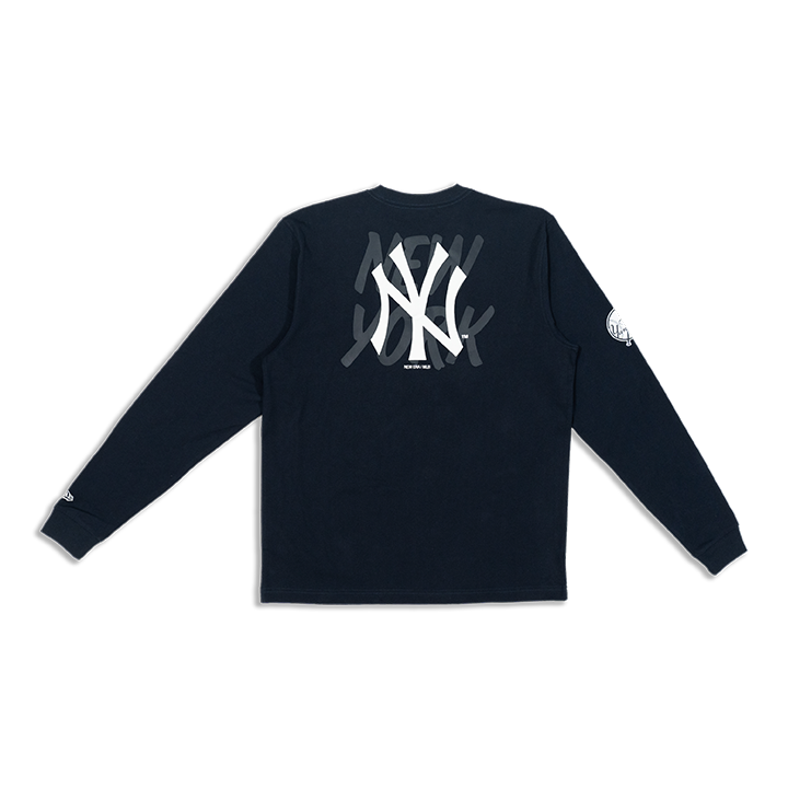 NEW YORK YANKEES MLB CITY NAME NAVY LONG SLEEVE T SHIRT New Era Hong Kong