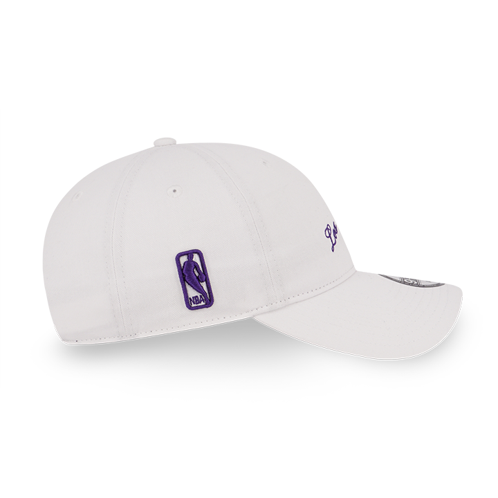 NBA LETTERS LOS ANGELES LAKERS WHITE 9FORTY UNST CAP