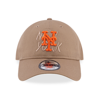 NEW YORK METS MLB CITY NAME KHAKI 9FORTY UNST CAP