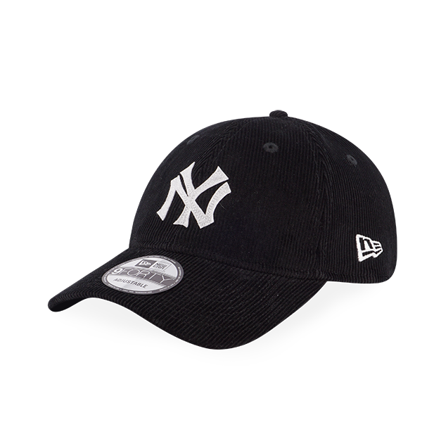 NEW YORK YANKEES LIGHT CORDUROY BLACK 9FORTY UNST CAP