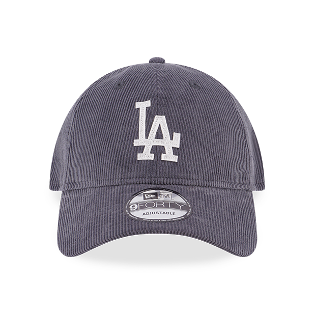 LOS ANGELES DODGERS LIGHT CORDUROY GRAPHITE 9FORTY UNST CAP