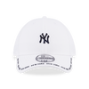 TOP VISOR WORDMARK OUTLINE NEW YORK YANKEES WHITE 9FORTY CAP