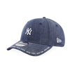 TOP VISOR WORDMARK OUTLINE NEW YORK YANKEES OPEN BLUE 9FORTY CAP