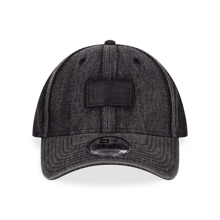 SNOW WASH NEW ERA BLACK DENIM 9FORTY CAP