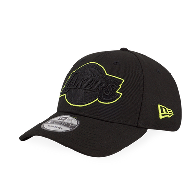 NEON OUTLINE LOS ANGELES LAKERS BLACK 9FORTY CAP