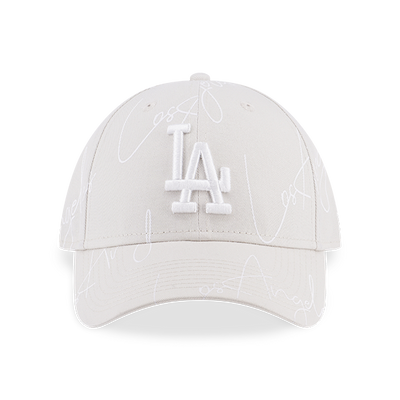 LOS ANGELES DODGERS HAND SCRIPT IVORY 9FORTY CAP