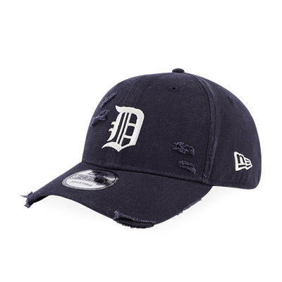 DETROIT TIGERS DESTROYED WASHED COTTON NAVY 9FORTY CAP