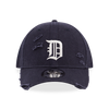 DETROIT TIGERS DESTROYED WASHED COTTON NAVY 9FORTY CAP