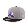 59FIFTY PACK - FUJIS COLORADO ROCKIES ALL STAR GAME PATCH GRAY 59FIFTY CAP