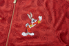 NEW ERA X LOONEY TUNES 2023 CNY BUGS BUNNY ALL OVER PRINT RED ZIP FRONT HOODIE