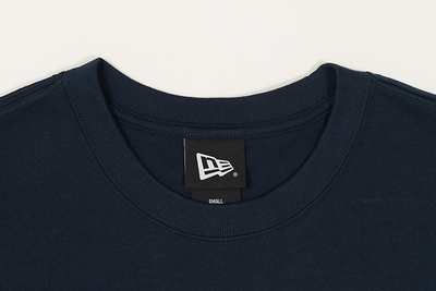 NEW YORK YANKEES MLB SPLIT LOGO NAVY SHORT SLEEVE T-SHIRT