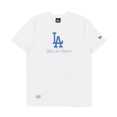 LOS ANGELES DODGERS HISTORIC CHAMPS WHITE SHORT SLEEVE T-SHIRT