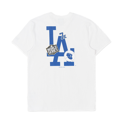 LOS ANGELES DODGERS HISTORIC CHAMPS WHITE SHORT SLEEVE T-SHIRT