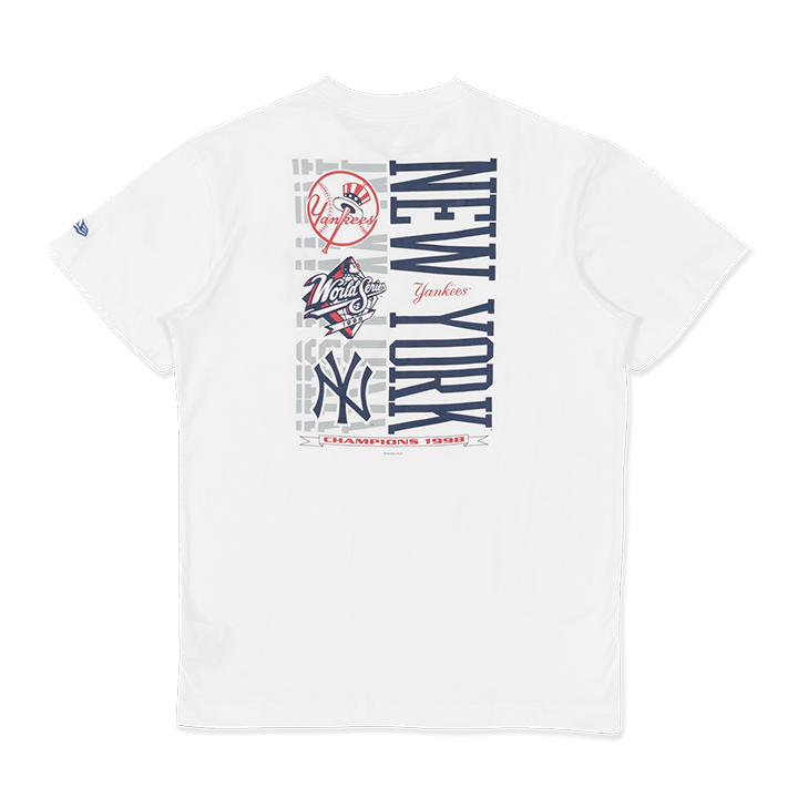 NEW YORK YANKEES ESSENTIAL WHITE SHORT SLEEVE T-SHIRT