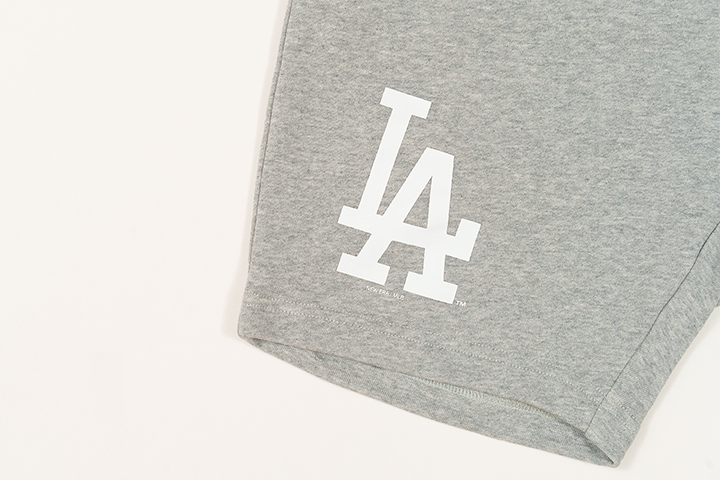 LOS ANGELES DODGERS ESSENTIAL HEATHER GRAY SHORTS