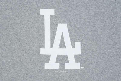 LOS ANGELES DODGERS ESSENTIAL HEATHER GRAY LONG SLEEVE T-SHIRT