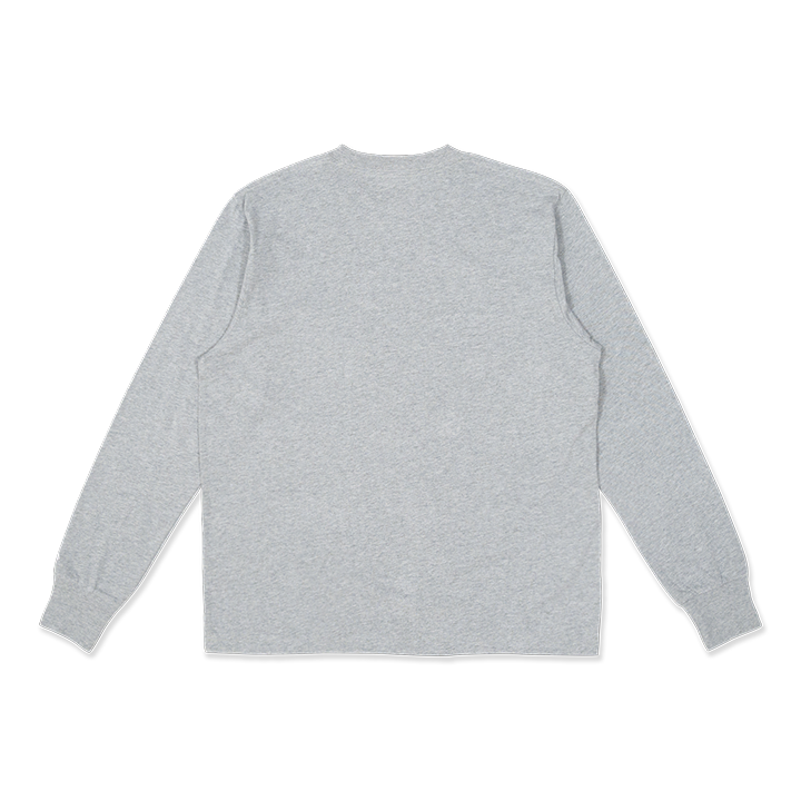 LOS ANGELES DODGERS ESSENTIAL HEATHER GRAY LONG SLEEVE T-SHIRT