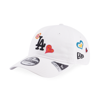 MLB WOMEN CHAIN STITCH LOS ANGELES DODGERS WHITE 9TWENTY SMALL CAP