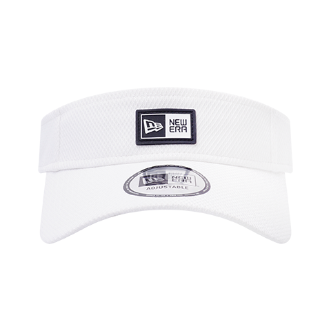 NEW ERA BASIC WHITE VISOR CAP