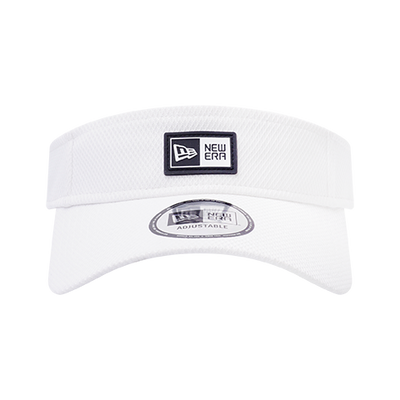 NEW ERA BASIC WHITE VISOR CAP