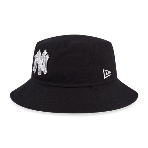 MLB NEW YORK YANKEES CRYSTAL BLACK BUCKET 01