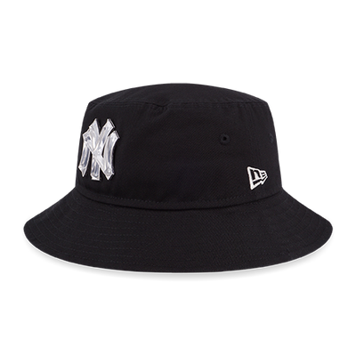 MLB NEW YORK YANKEES CRYSTAL BLACK BUCKET 01