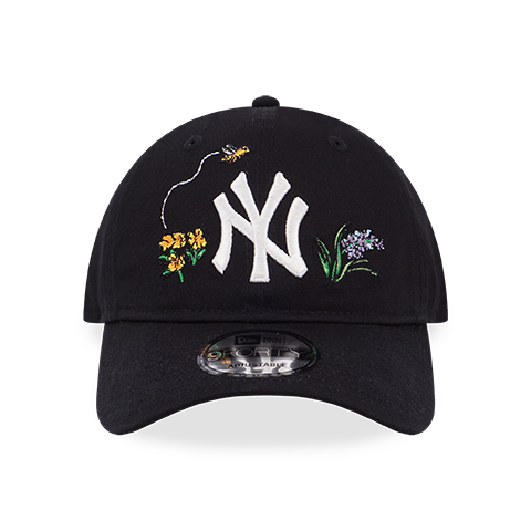 BOSTON RED SOX WATERCOLOR FLORAL BLACK 9FORTY UNST CAP