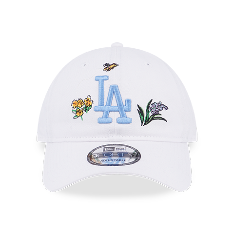 LOS ANGELES DODGERS WATERCOLOR FLORAL WHITE 9FORTY UNST CAP