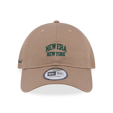 NEW ERA COLLEGE NEW YORK WORDMARK KHAKI 9FORTY UNST CAP
