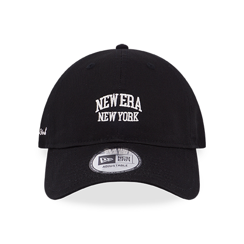 NEW ERA COLLEGE NEW YORK WORDMARK BLACK 9FORTY UNST CAP