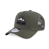 NEW ERA MOUNTAIN LOGO GREEN MED 9FORTY AF TRUCKER MESH CAP